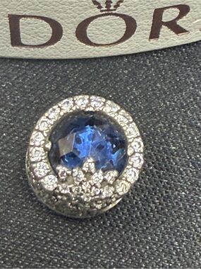 Pandora Blue Dazzling Snowflake Charm